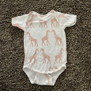 Kate Quinn giraffe bamboo onesie